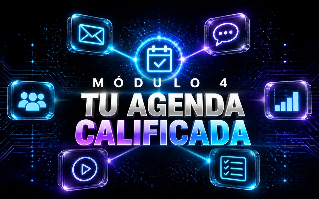 Portada del pilar 4 del curso: Tu agenda calificada.